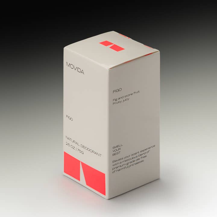 Movida - Wholesale Deodorant - Unisex - Plant-Based Natural Deodorant - Figo - Fig & Stone Fruit