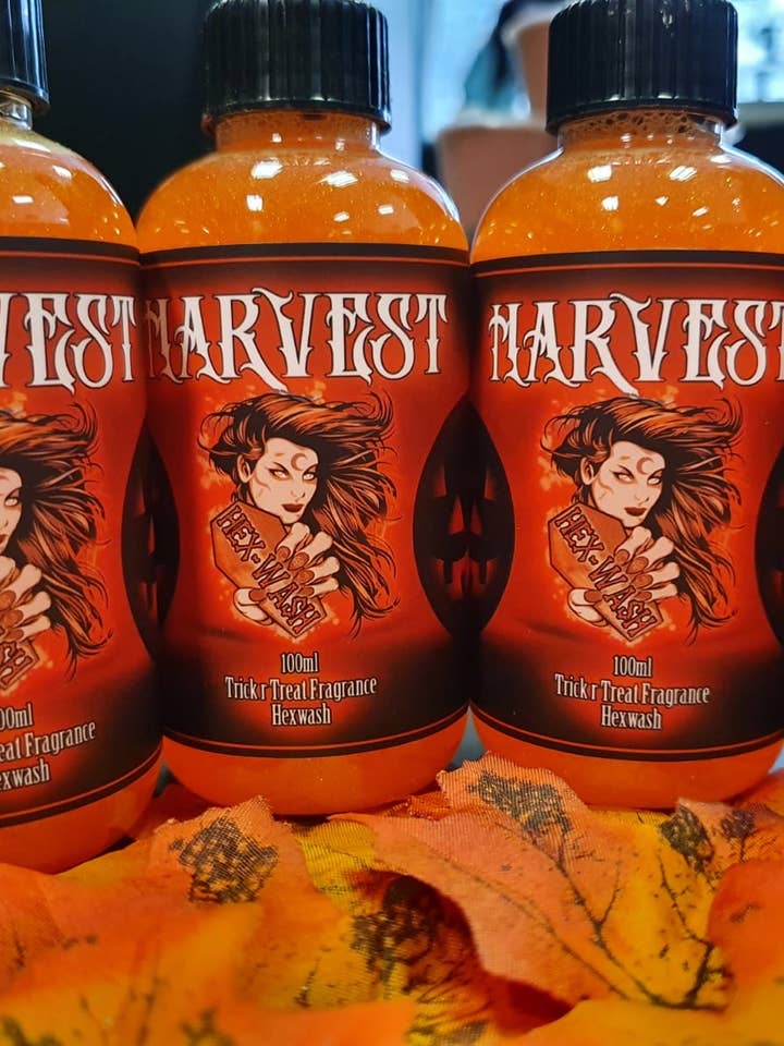 Harvest Halloween hexwash body wash for wholesale by Hexbomb ltd