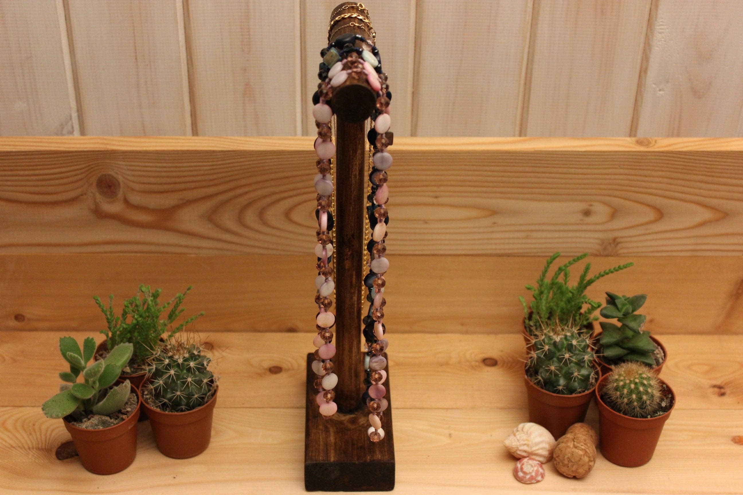 Saw It Loved It - Wholesale Jewelry Stand & Display - Wooden T-Bar Necklace Stand3