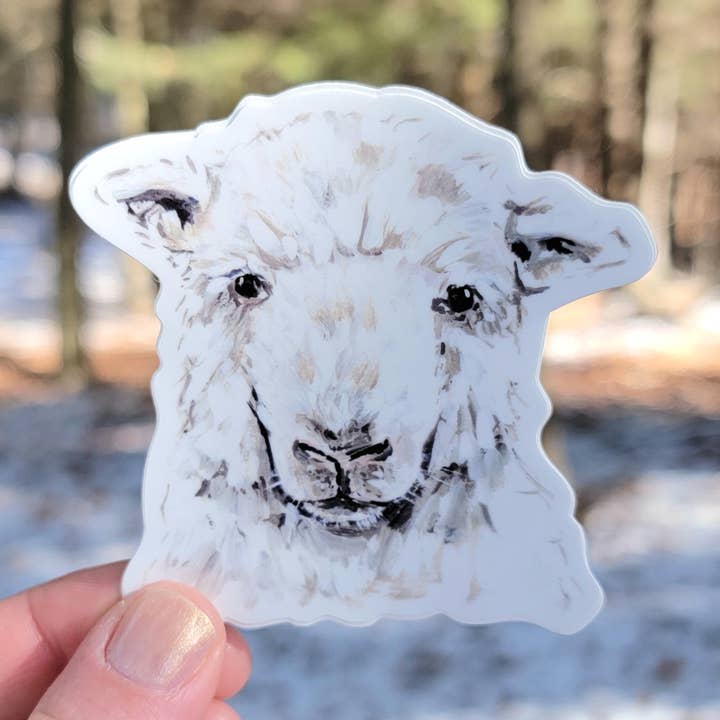 Adesivo de vinil de rosto de por atacado de The Cranberry Finch