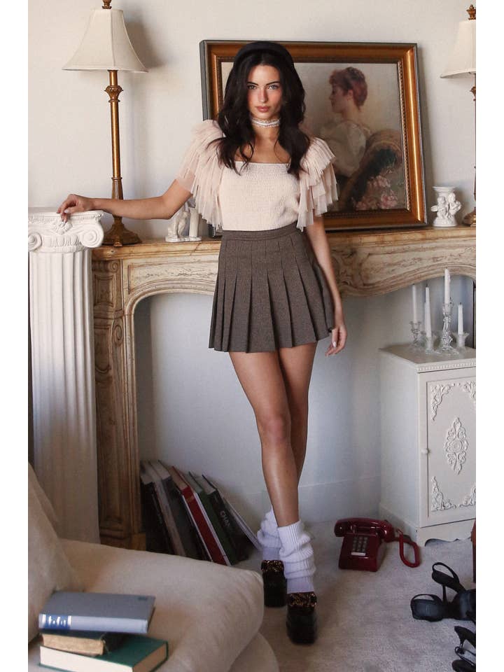 Listicle - Wholesale Bodysuit - Women's - Ruffled Elegance Bodysuit