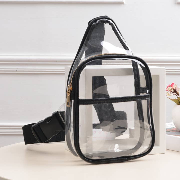 MiMi Wholesale - Wholesale Crossbody Bag - Women's - TG10420 Slim Size Clear Sling Bag16