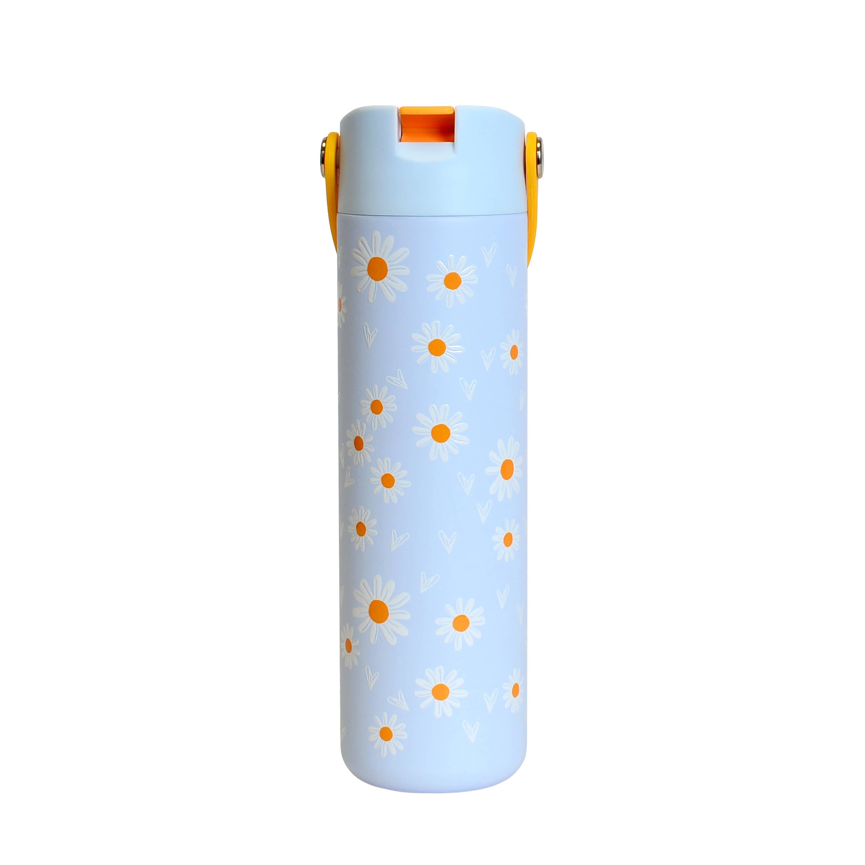 Elemental – wholesale Water bottle – Core Insulated Leakproof Bottle w/Handle 24oz - Daisy Daydream2