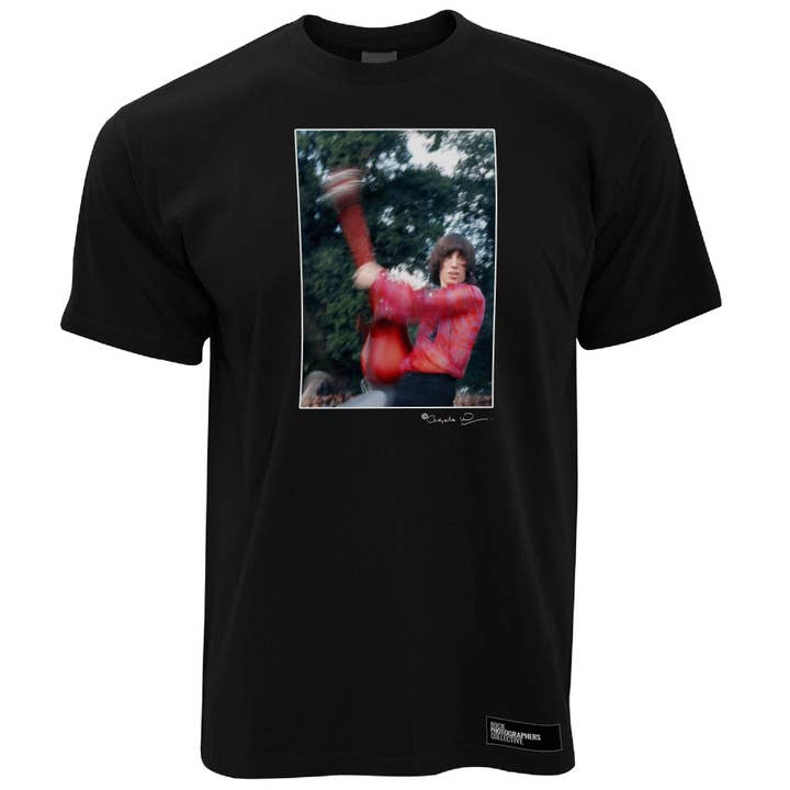 Roger Waters Pink Floyd, Hyde Park 1968 (AW) t-shirt voor heren voor wholesale door Rock Photographers Collective