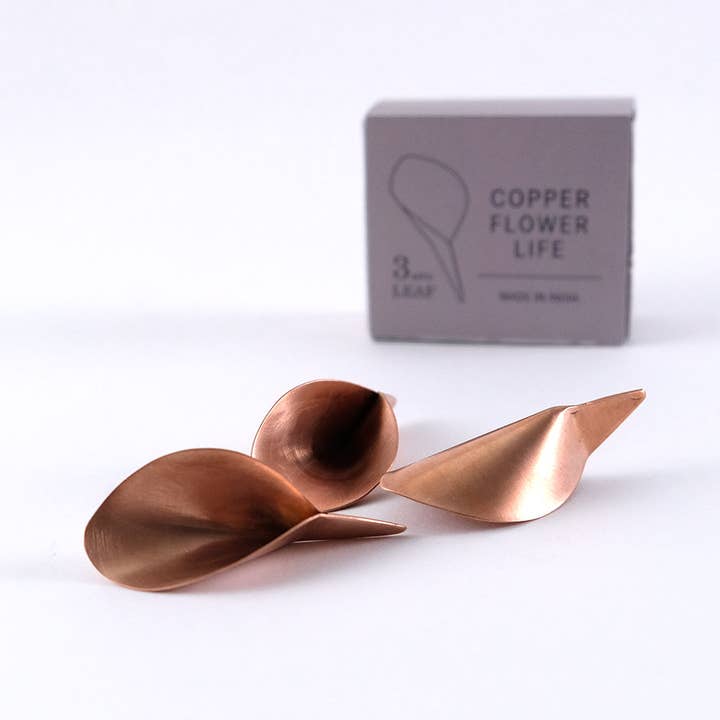 Copper Flower Life Leaf – Elegant Tool for Fresh Cut Stems for wholesale by shesay