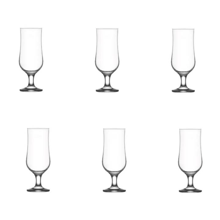 Hakan - Wholesale Beer Glass/Mug - LAV Nevakar Beer Glasses with Stem, 6 Pcs, 13 Oz (385 cc)3