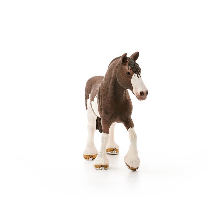 Schleich - Wholesale Figurine Toy - Kids - Clydesdale Mare Farm Horse Toy