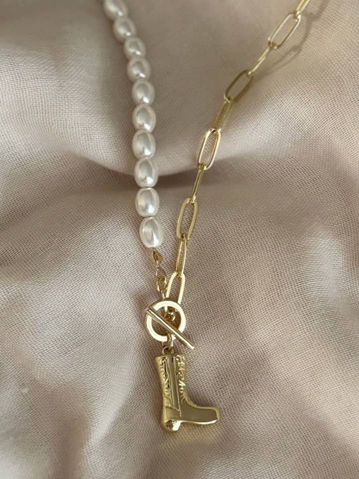 Pearls and Boots for wholesale by Golden Hour Studio