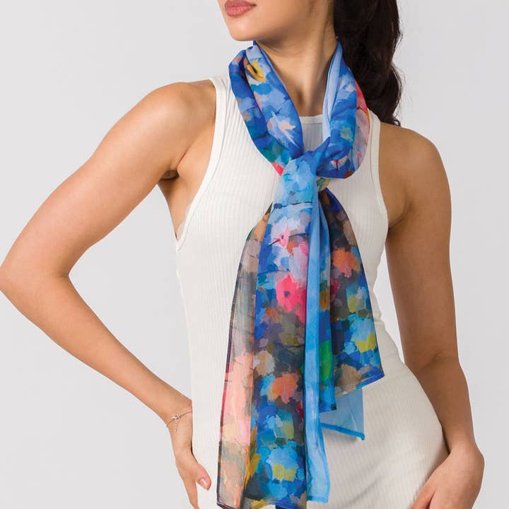 Sevya Handmade - Vente Écharpe – femme - Écharpe Vandana Cupro4