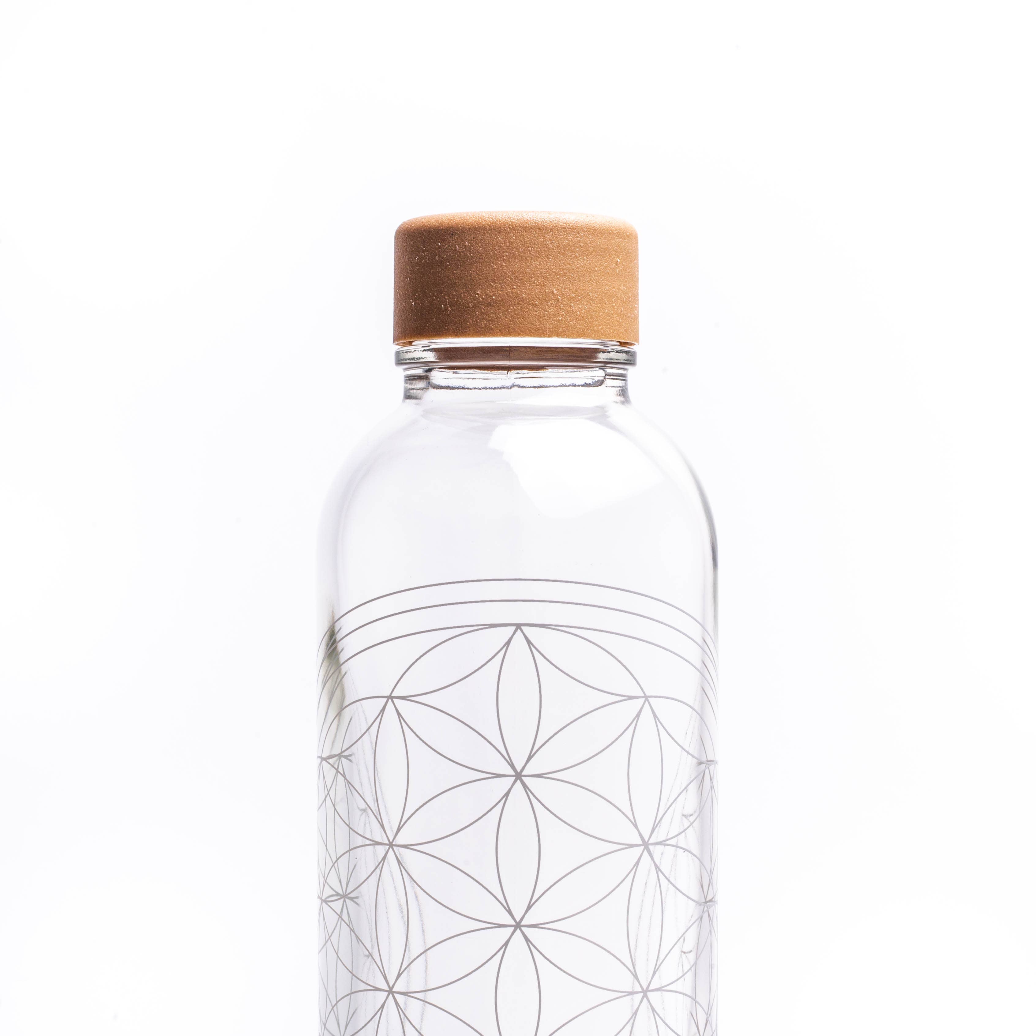 Carry Bottles - Wholesale Water Bottle - Glass Water Bottle - CARRY Bottle FLOWER OF LIFE 0.7l4