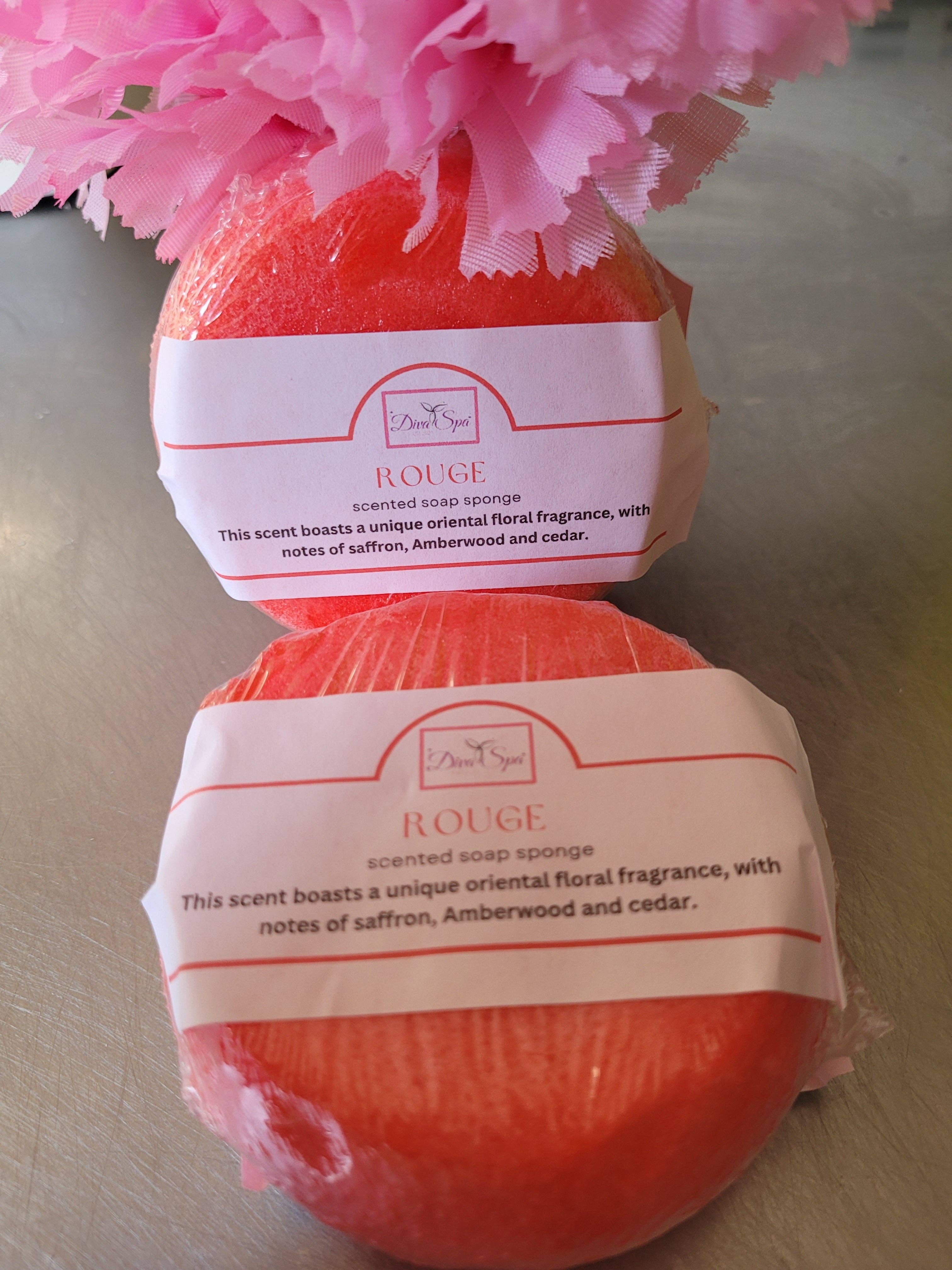 Divaspa – wholesale Bath pouf/sponge – Rouge Soap sponge1