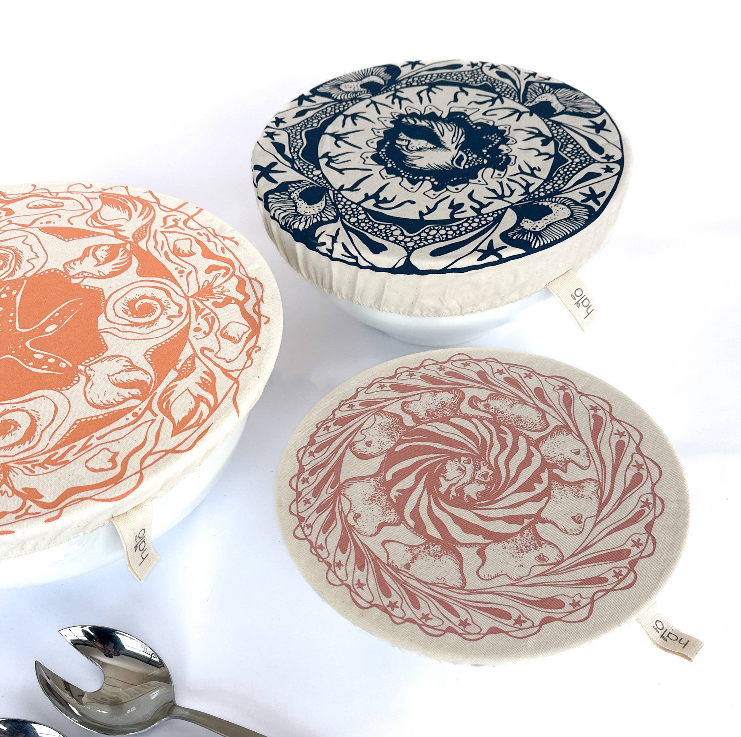 Spaza Home UK - Wholesale Food Storage Wrap/Bag - Halo Dish and Bowl Cover Large Set of 3 | Starfish2