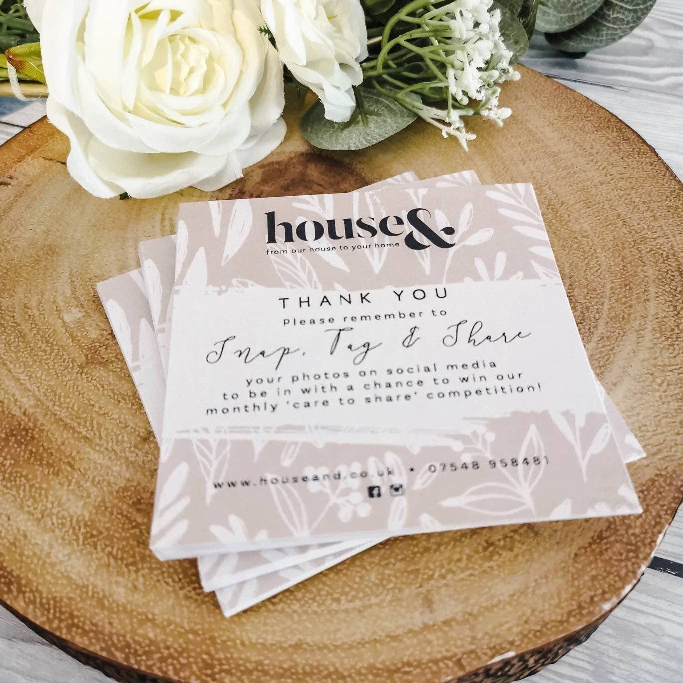 SR Creative Studio – wholesale Thank you card – Custom Business, Snap Tag, Compliment & Thank You Cards5