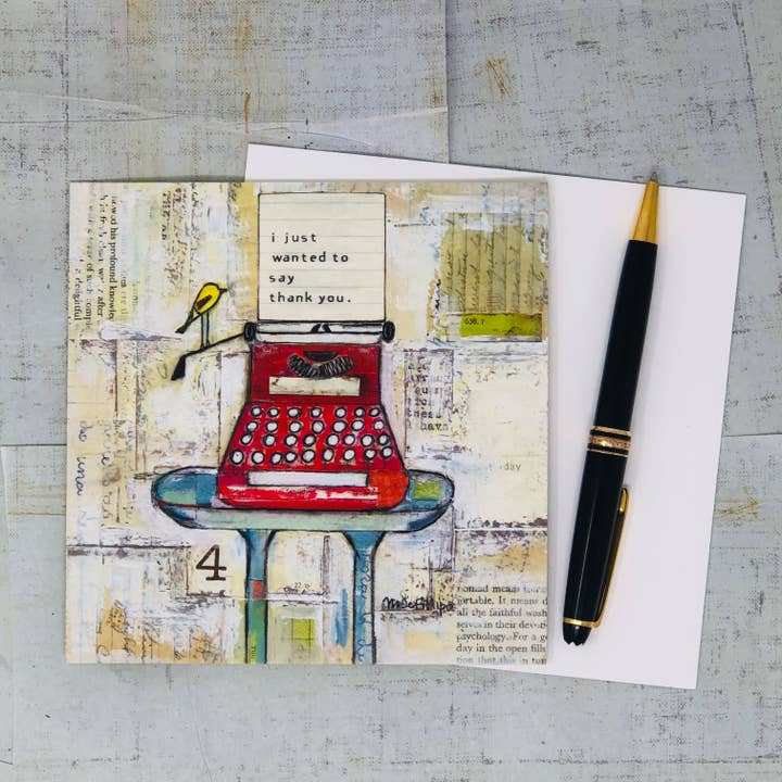 THANK YOU NOTECARD for wholesale by Vintage Girl Designs LLC