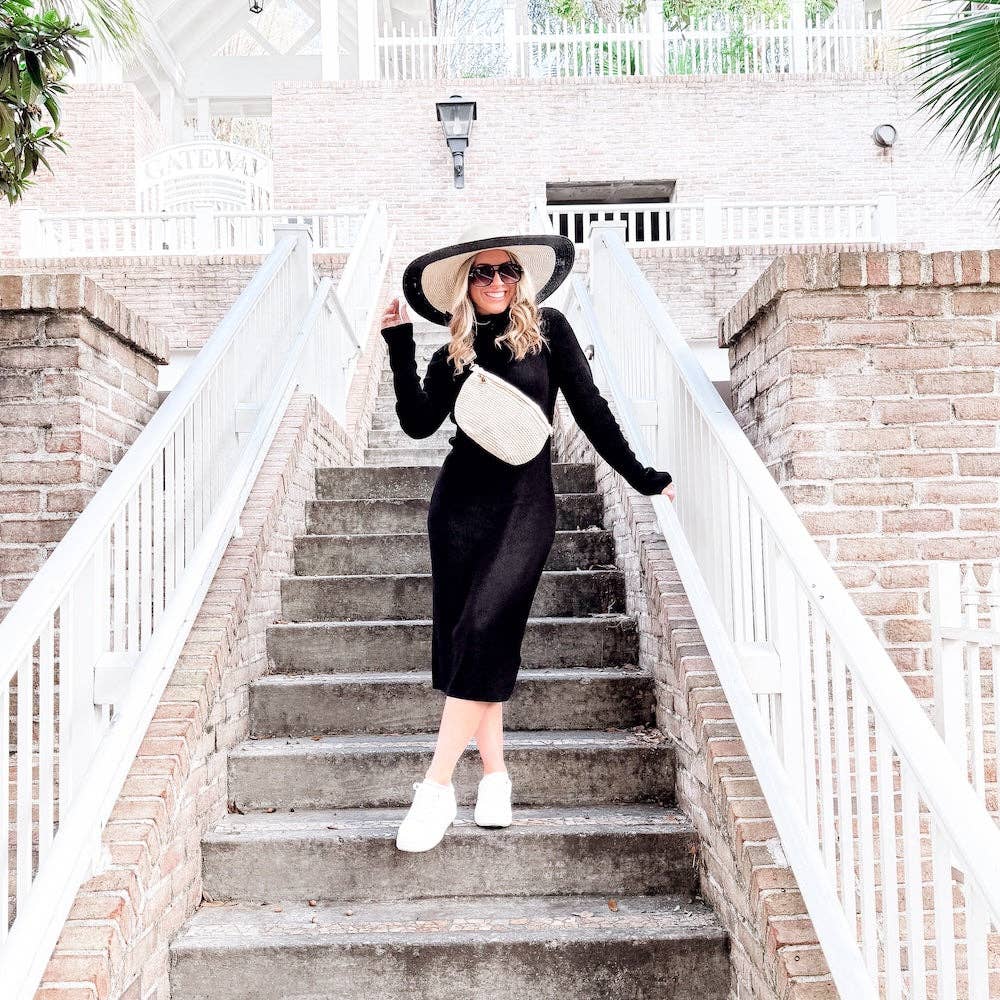 Pretty Simple - Vente Sac ceinture – femme - Rachel Raffia Westlyn Sac Banane9