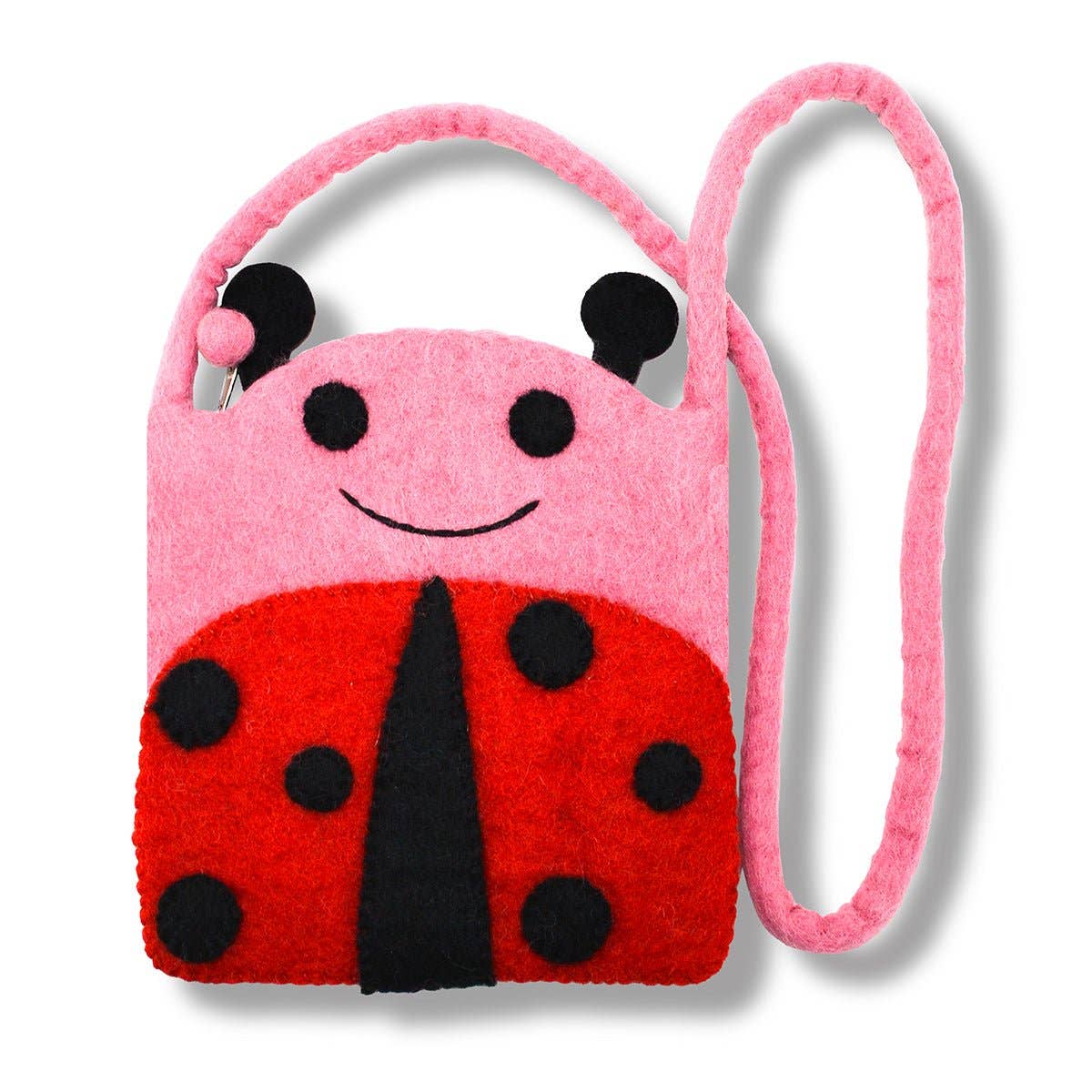 BNB Crafts Inc. - Wholesale Crossbody Bag - Kids - Smiley Lady Bug Cross Body Kids Bag1