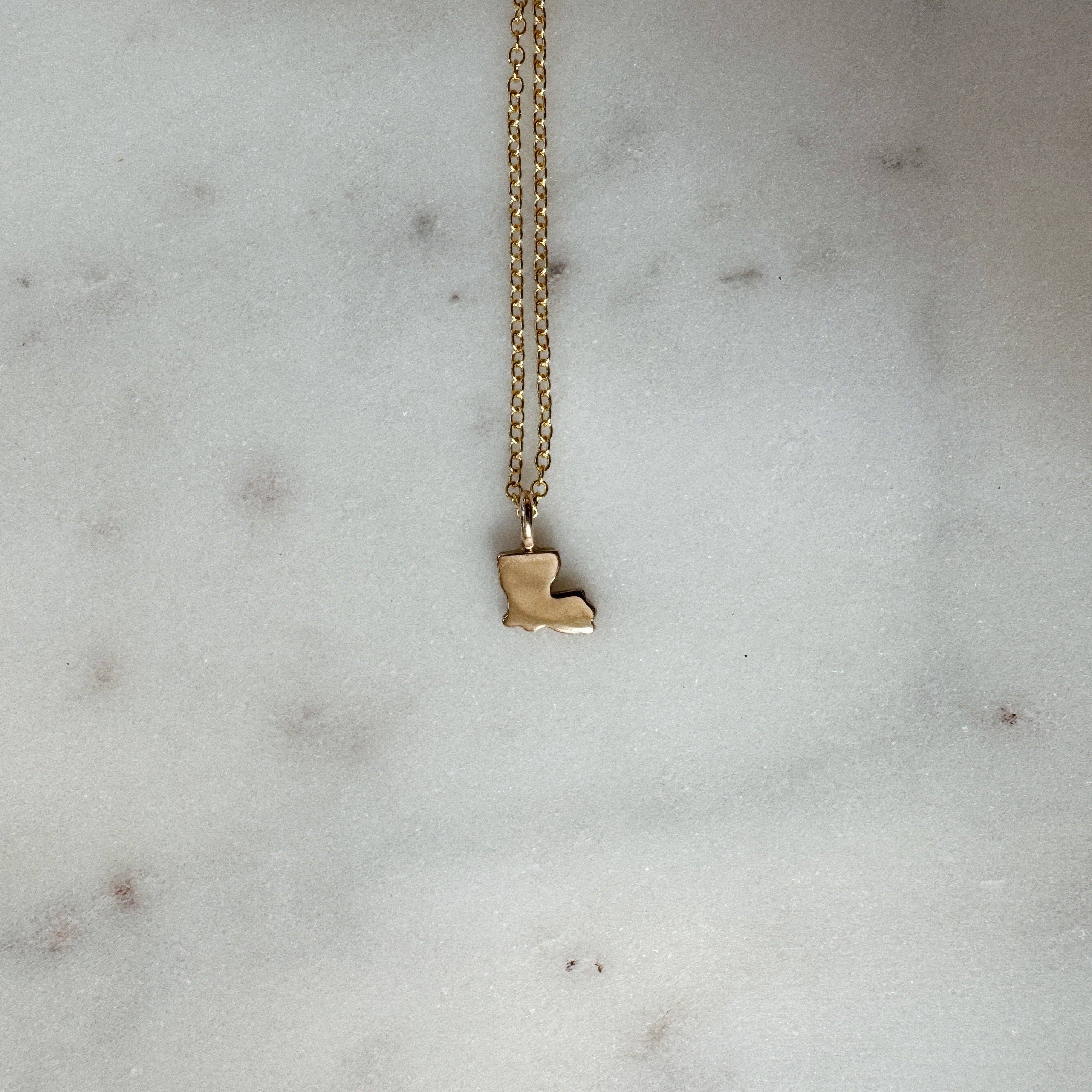 Mimosa Handcrafted - Wholesale Individual Charm/Pendant - LOUISIANA STATE PENDANT0