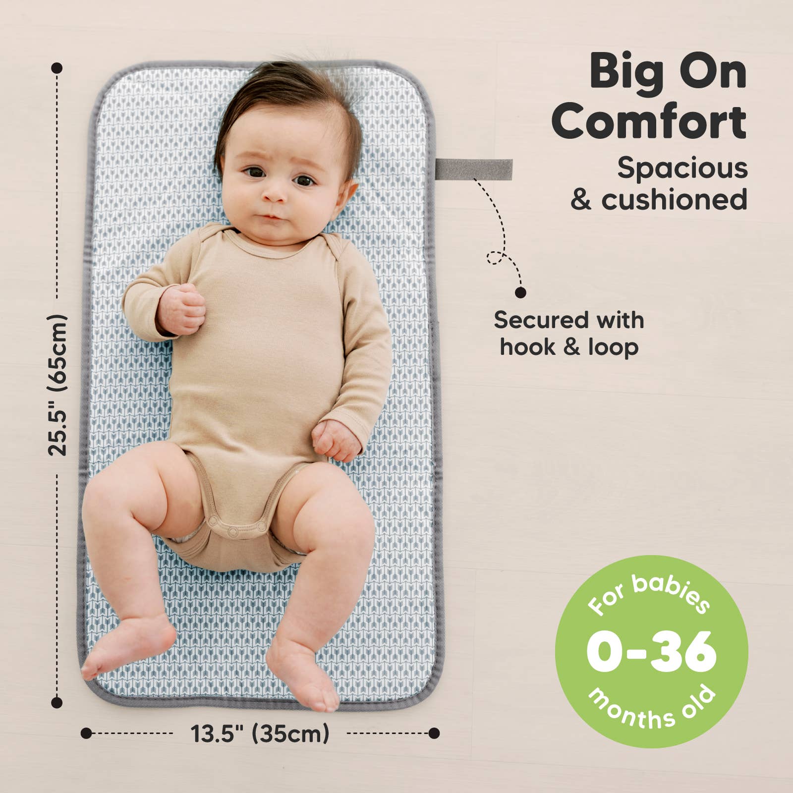 Cinza clássico Mudanças Portátil Swift para Bebé, Troca de Fraldas para venda a revendedores na Faire2