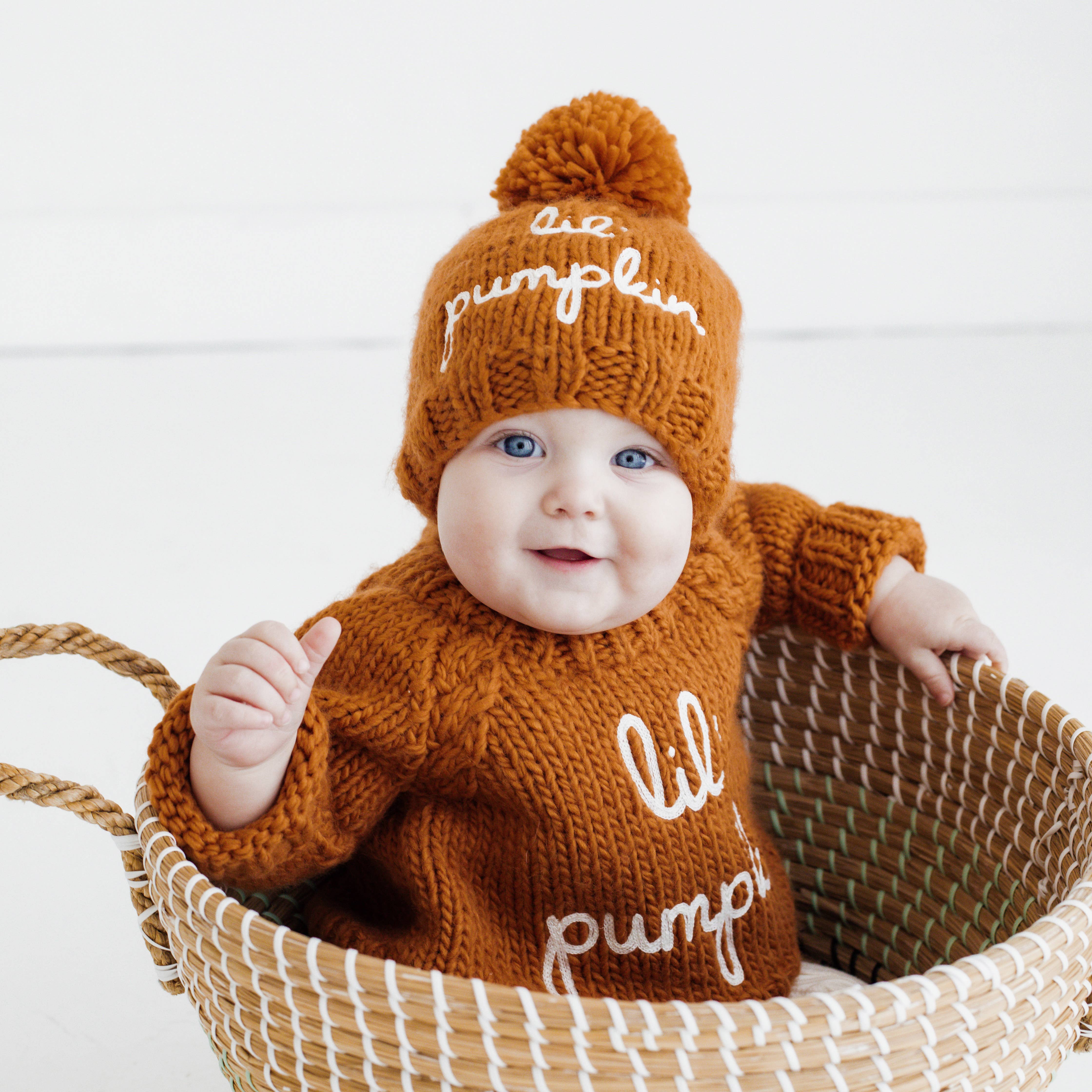 Huggalugs - Wholesale Knit Sweater - Baby - Lil' Pumpkin Sweater for Baby & Toddler2