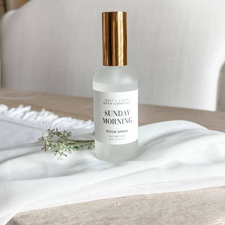 Salt + Light Bath Company - Wholesale Room & Linen Spray - Sunday Morning Room Spray1