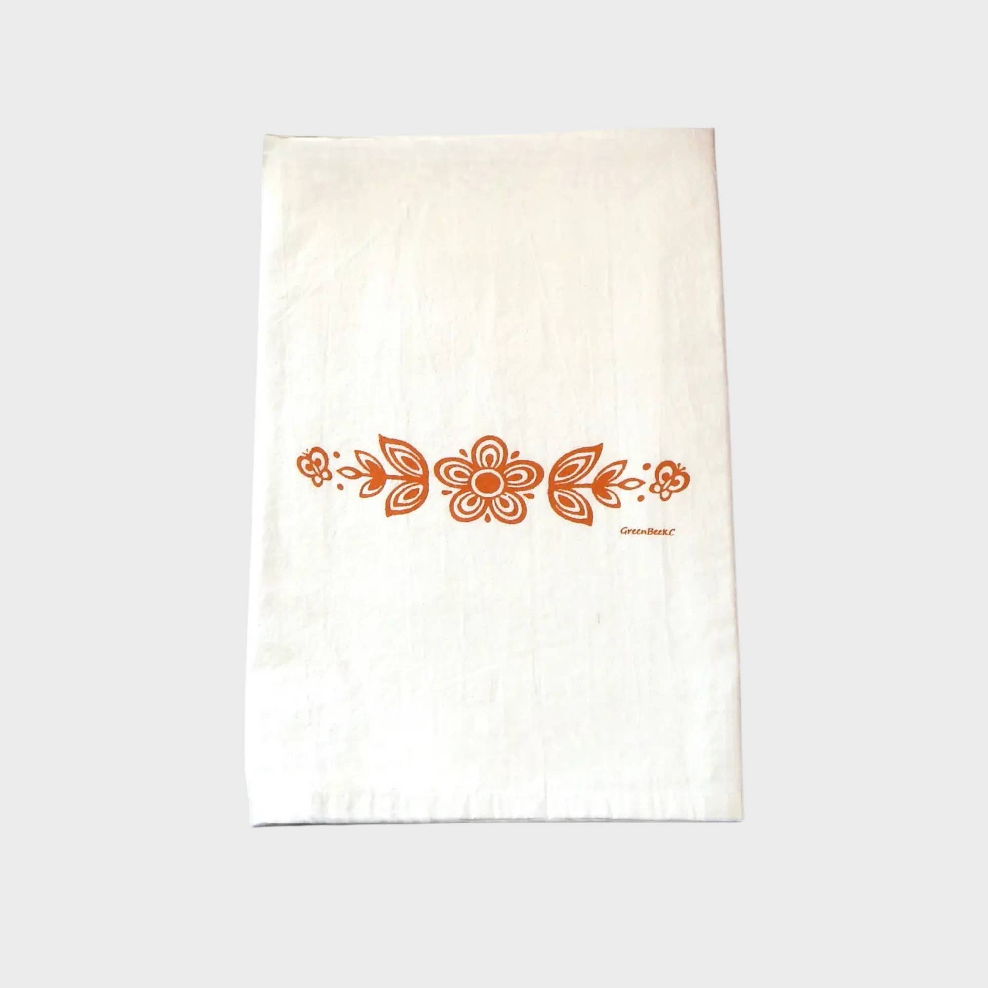 Green Bee Tea Towels - Wholesale Tea Towel - Butterfly Gold Towel | Tea Towel | Flour Sack Dish Towels