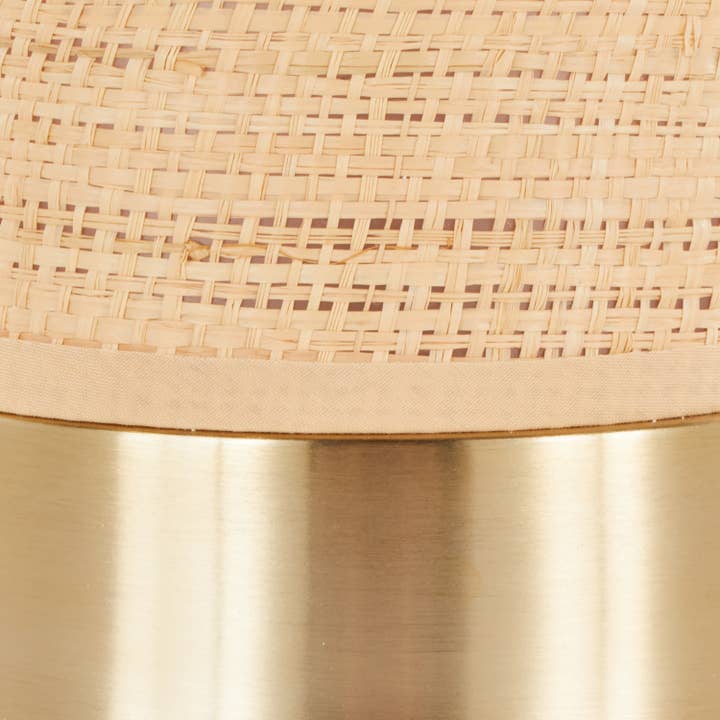 LumiSource and Grandview Gallery - Wholesale Accent/Desk Lamp - Cylinder Rattan 29" Table Lamp