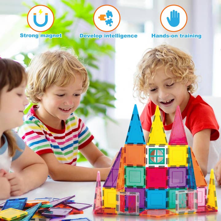 PicassoTiles - Wholesale Building Set - Kids - PicassoTiles 36 Piece Rocket Set Magnetic Building Block Set