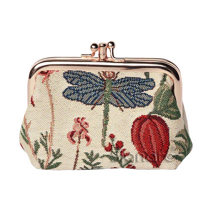 SignareArt - Wholesale Coin Purse - Women's - FRMP-MGD | MORNING GARDEN COIN CLASP FRAME PURSE WALLET0