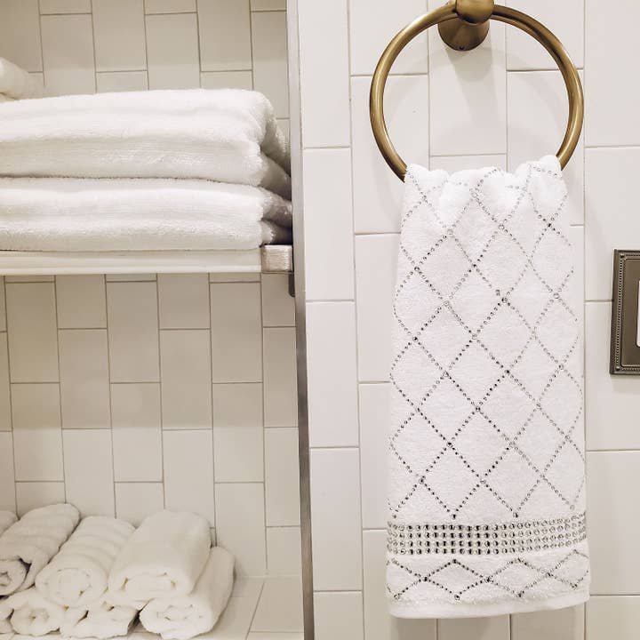 Sparkles Home – Großhandel Händehandtücher – Atlas Rhinestone Handtuch (2er-Set)16