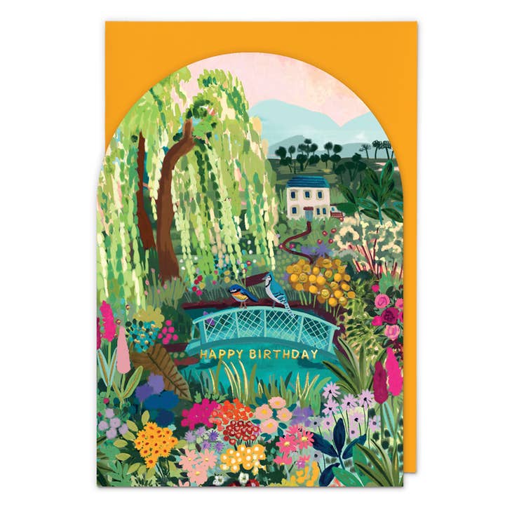 Garden Greetings Card for wholesale by Redback Cards UK