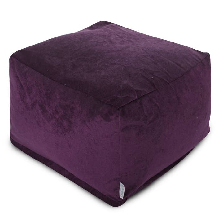 Majestic Home Goods – wholesale Ottoman – Majestic Hemvaror Aubergine Villa Ottoman