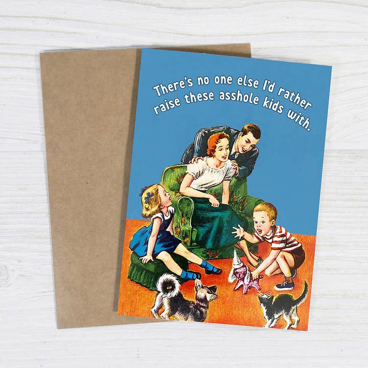 Bad Betty Greeting Co. - Wholesale Mother's Day Card - Mother's Day Card: Raising Kids Together1