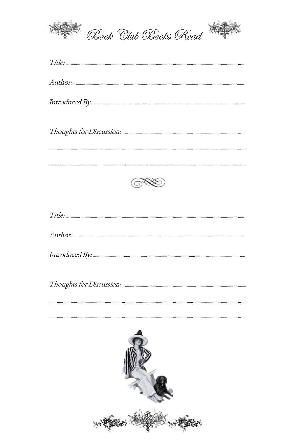 VINTAGE LADIES COLLECTION – Engroshandel Notesbog – Vintage Ladies Collection: Book Lovers log, softcover16