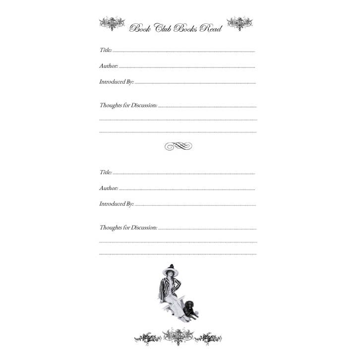 VINTAGE LADIES COLLECTION – Engroshandel Notesbog – Vintage Ladies Collection: Book Lovers log, softcover16