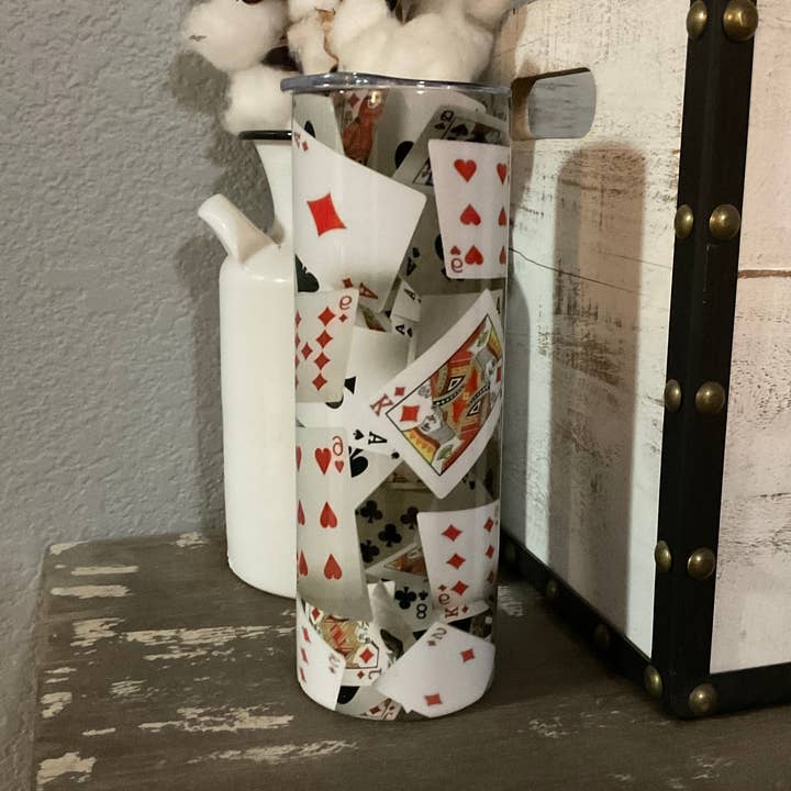 3D Cards tumbler for wholesale by Farm Life Crafting