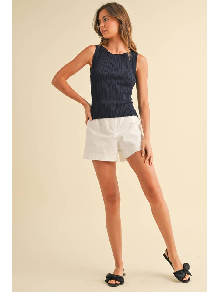 MIOU MUSE - Wholesale Knit Top - Women's - T3779 VISCOSE RIBBED KNITTED TOP13