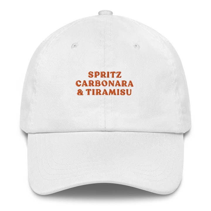 The Refined Spirit - Wholesale Baseball Cap - Unisex - Spritz Carbonara & Tiramisu - Cap3