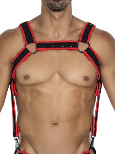 NEO HARNESS Neon Rød - H4RNESS - C4M for engroshandel hos CUT4MEN