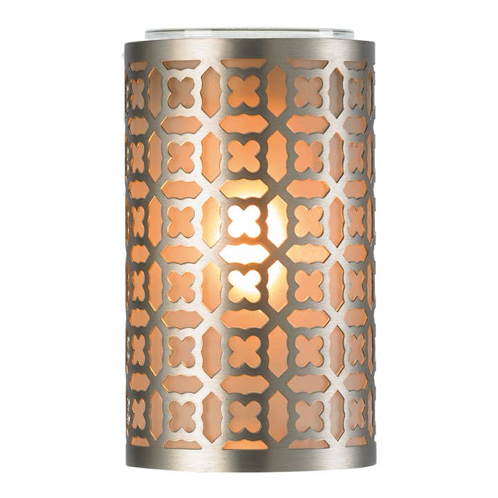 SERENE HOUSE - Wholesale Wax Warmer - SILVER METAL NO SPILL WAX MELT WARMER (use Serene Pod)3