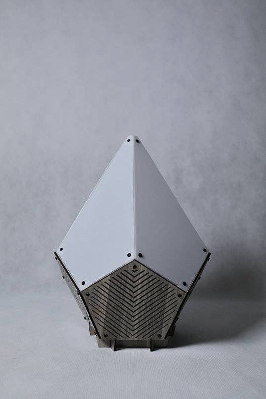 PAPERCRAFT WORLD - Wholesale DIY Craft Kit - SINAR Linez 3D Papercraft Table Lamp13