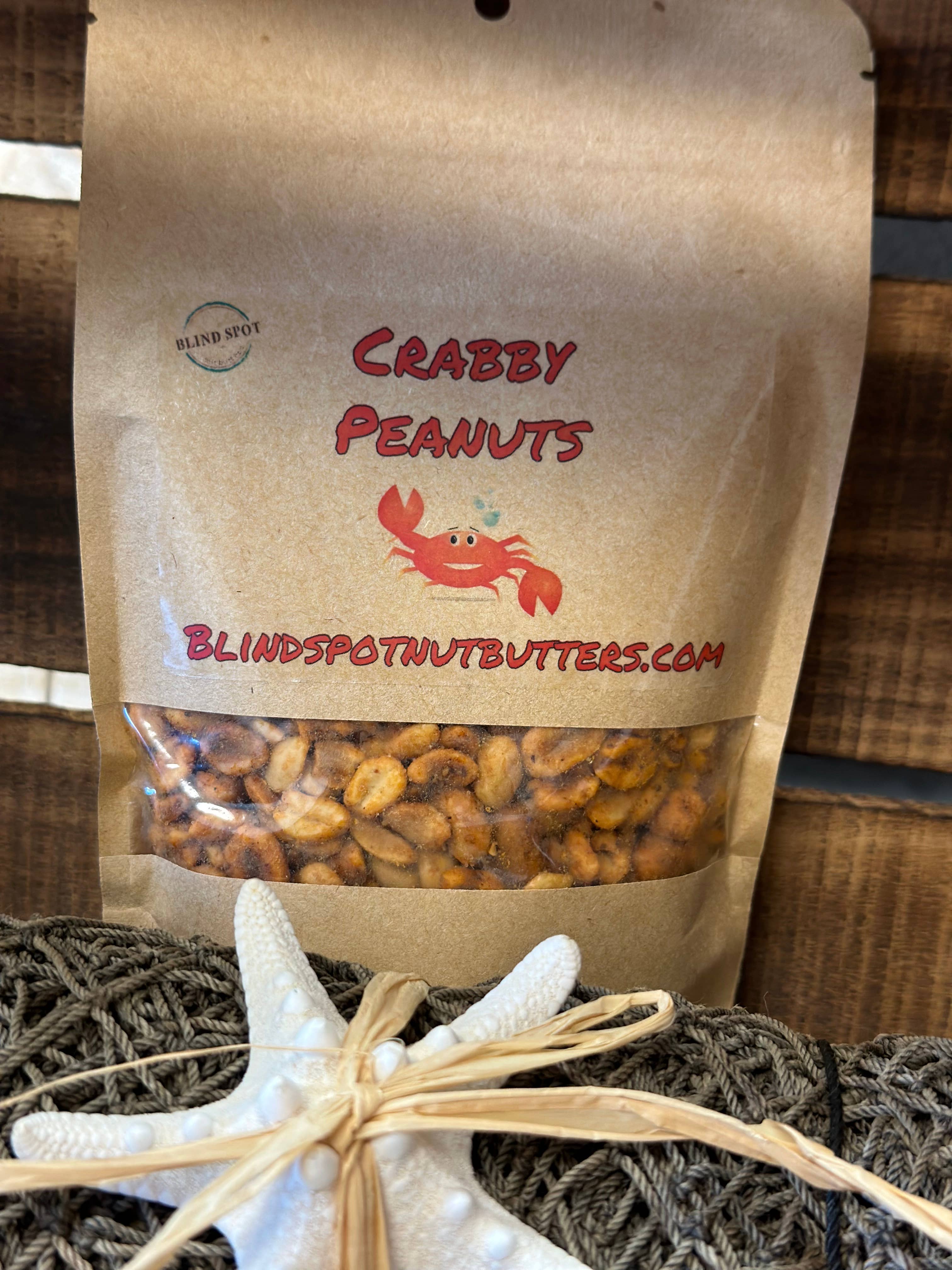 Blindspot Nutbutters - Wholesale Nuts - Crabby🦀 Flavored Peanuts, Maryland Style Seasoning0
