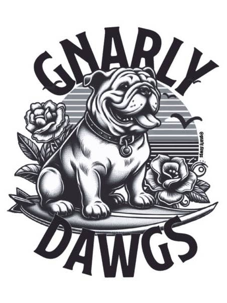 MODEL ONLY EMBROIDERY BANDANA for wholesale by Gnarly Dawgs Pet Products