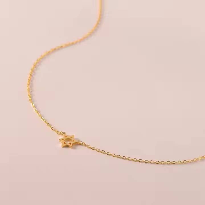 Koch La Ni Jewelry – wholesale Hänge-/berlockhalsband – Läckert Davidsstjärna halsband