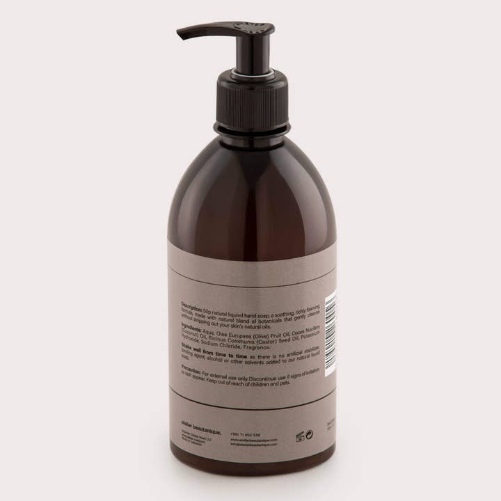 Sôp Hand Soap - Black Musk for wholesale by Za'atar Road