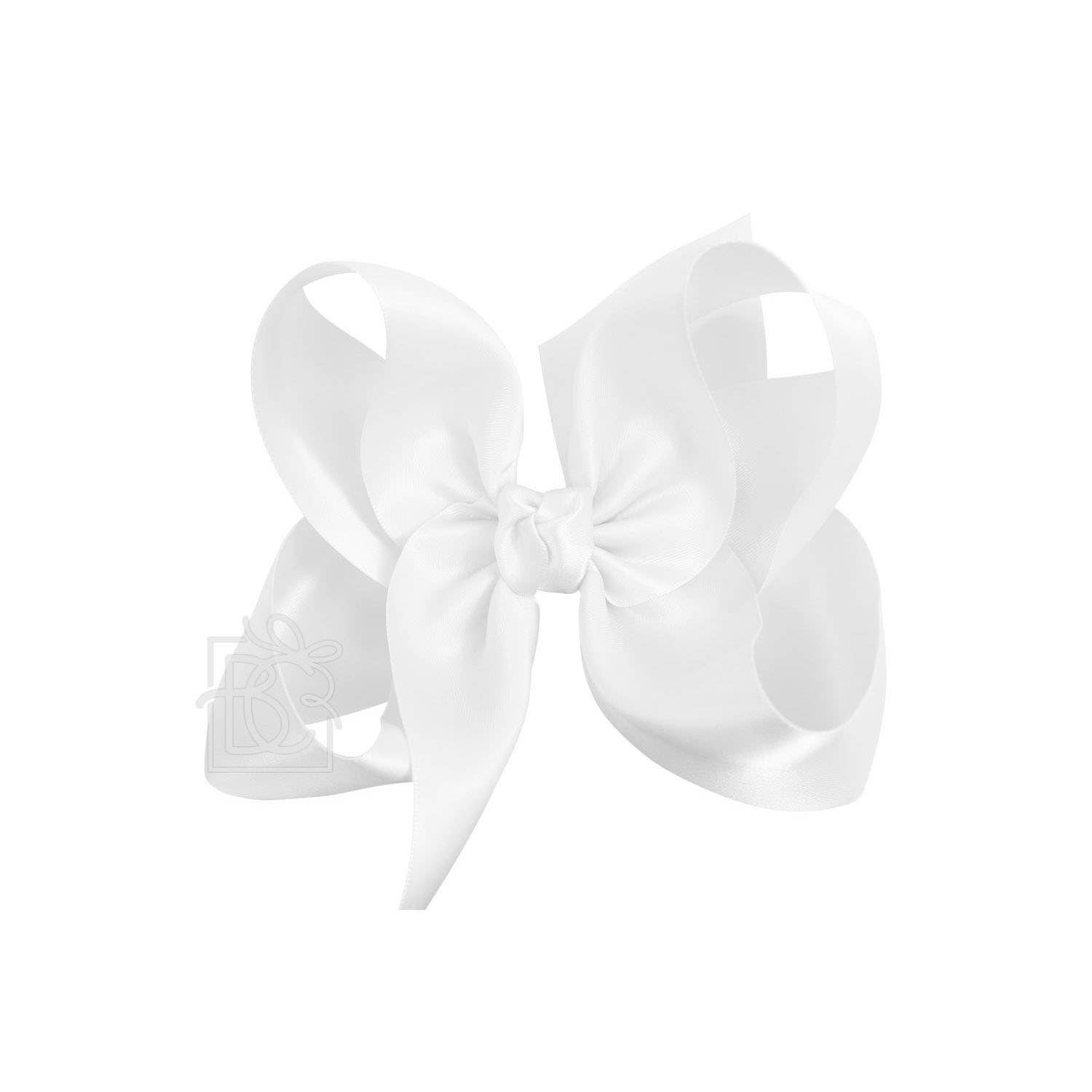 Beyond Creations, LLC - Wholesale Hair Bow - Kids - SATIN BOW ON CLIP47