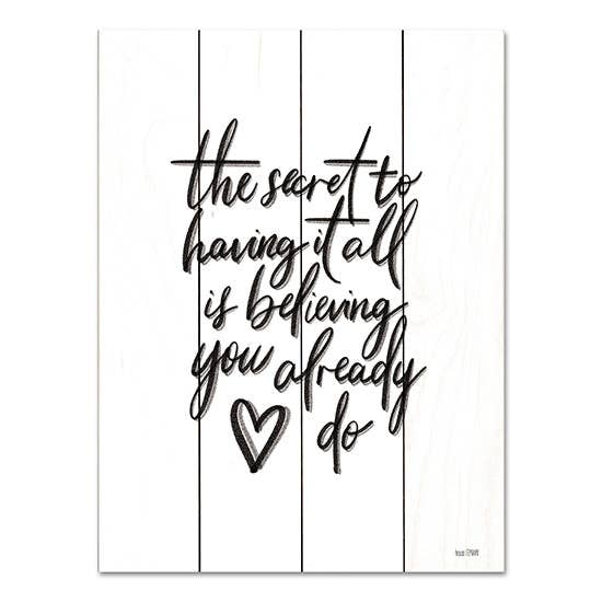 The Secret - 12x16 Pallet Wood Wall Art -FEN515PAL for wholesale by Penny Lane Fine Art