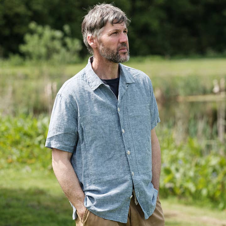 Yarmouth Oilskins - Vente Chemise à col boutonné – homme - Chemise The Deck - Chambray