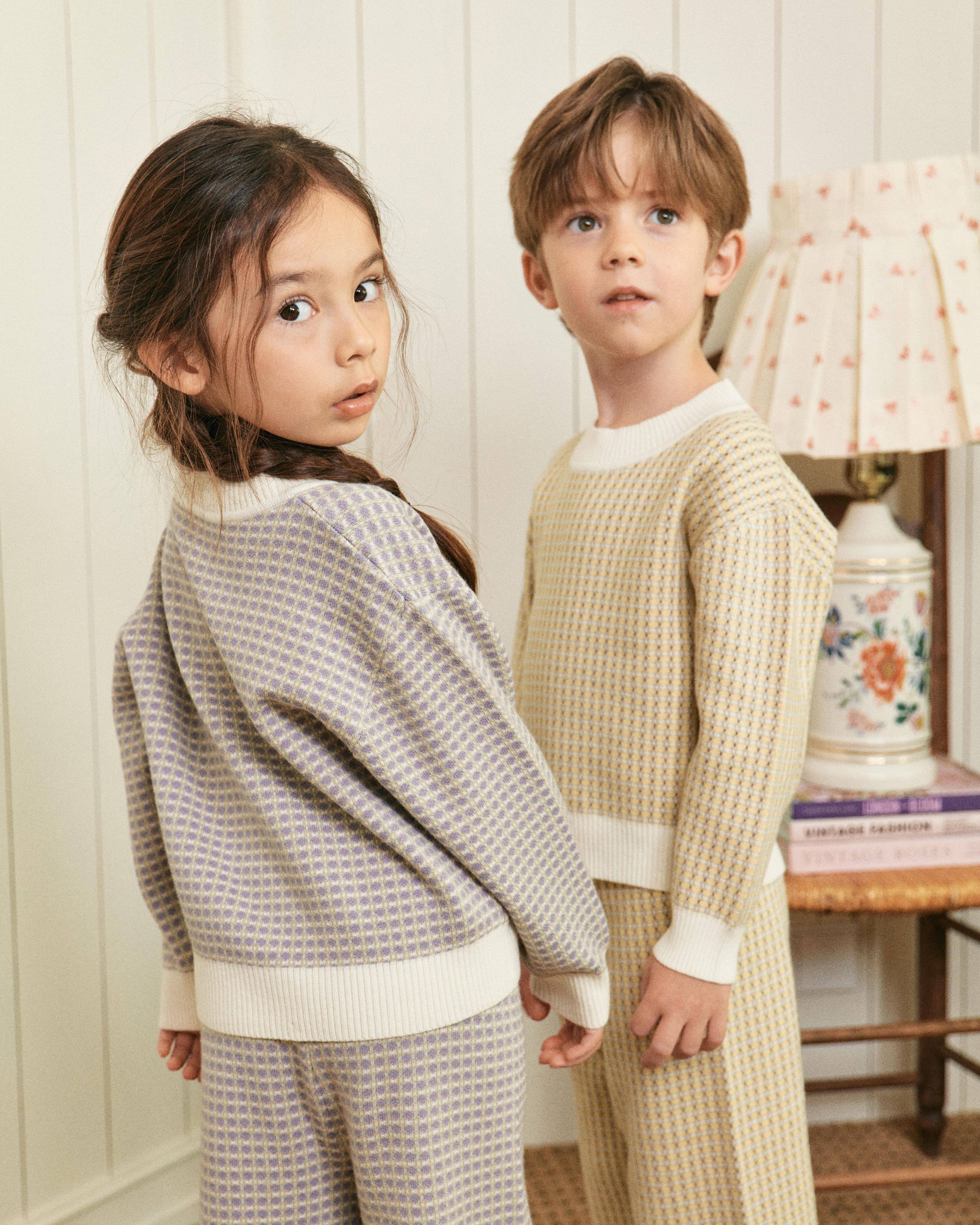 ToTo Heros - Wholesale Top & Pant Set - Kids - Luke Jacquard Knit Top & Pants Set1