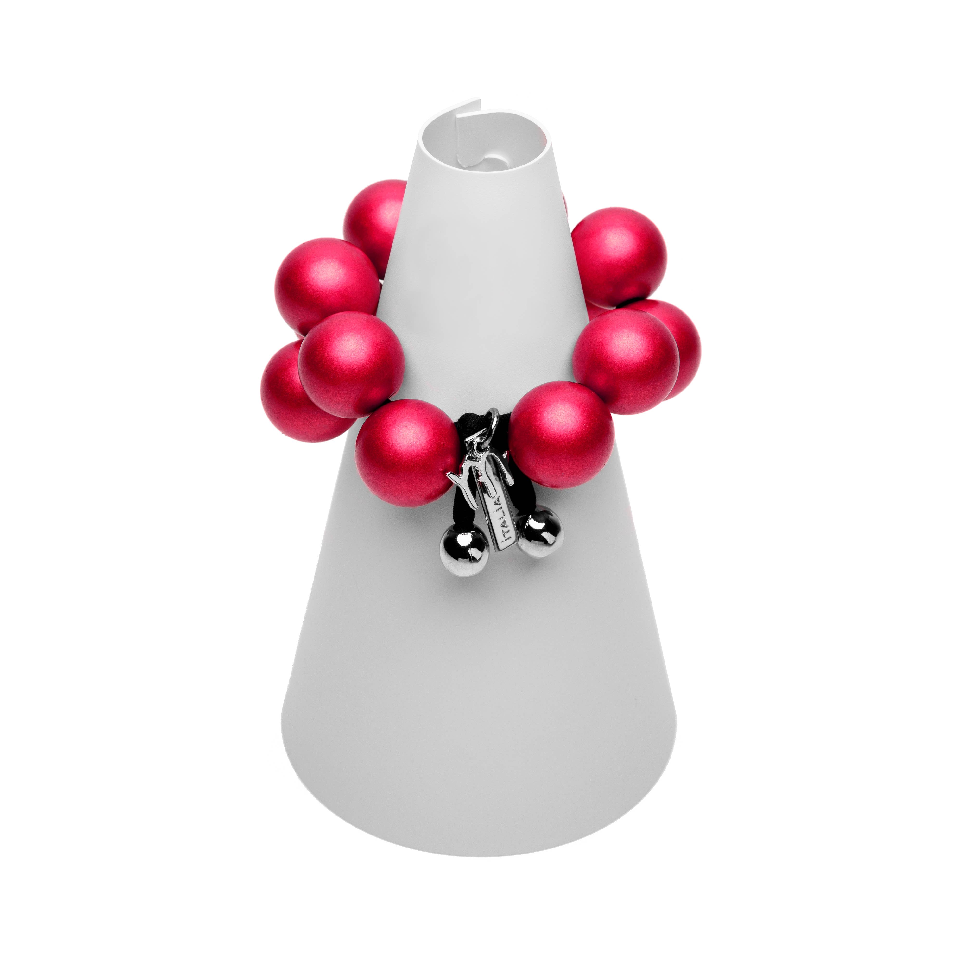 Mirta Accessori Moda - Wholesale Beaded Bracelet - Bracelet with Metal resin spheres 100% Made in Italy14