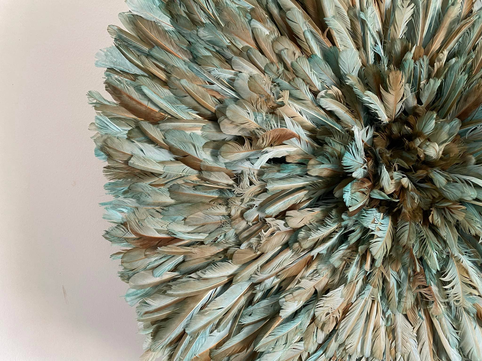 Juju hat world - Vente Décoration murale - Chapeau juju africain vert pétrole pour décoration murale intérieure3